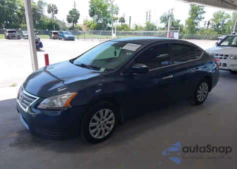 2013 Nissan Sentra Sv из США, поврежденный, VIN 3N1AB7AP8DL642108